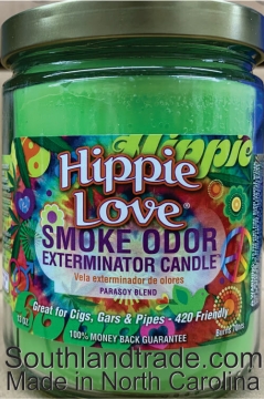 Smoke Odor Exterminator Candle Hippie Love 13oz